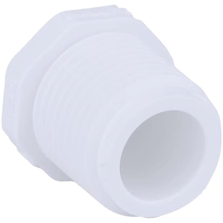 Charlotte Pipe And Foundry Threaded Schedule 40 DWV 1/2 in. MIP PVC Plug PVC 02113  0600HA